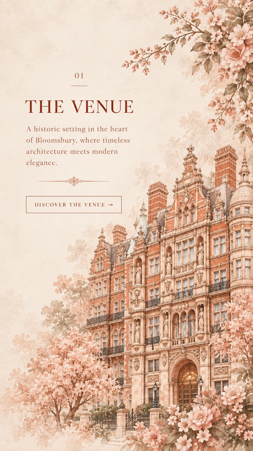 The venue at Kimpton Fitzroy London